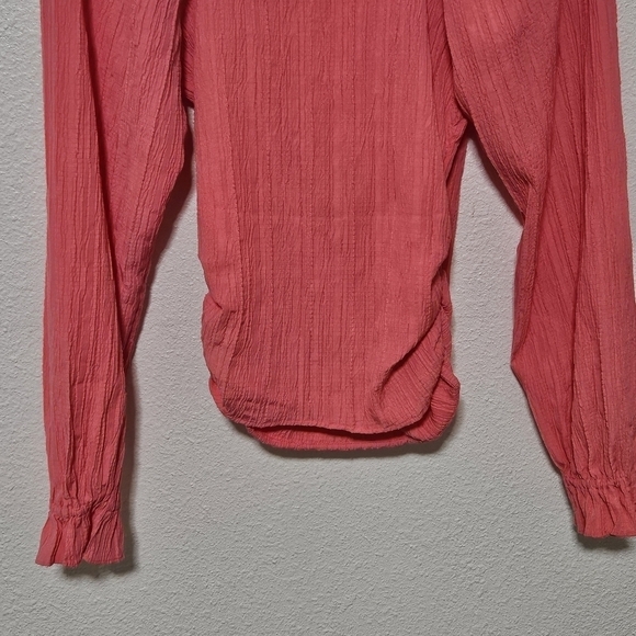 Vero Moda puff sleeve roushing on sides of top size xs - Picture 12 of 13